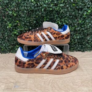 adidas gazelle silver green womens Adidas Samba Pony Wales Bonner Leopard